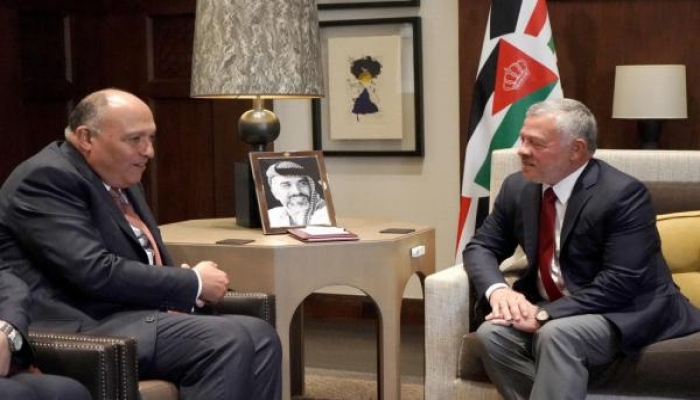 وزير الخارجية المصري يزور الأردن لإجراء مباحثات تتعلق بالمشهد الفلسطيني
