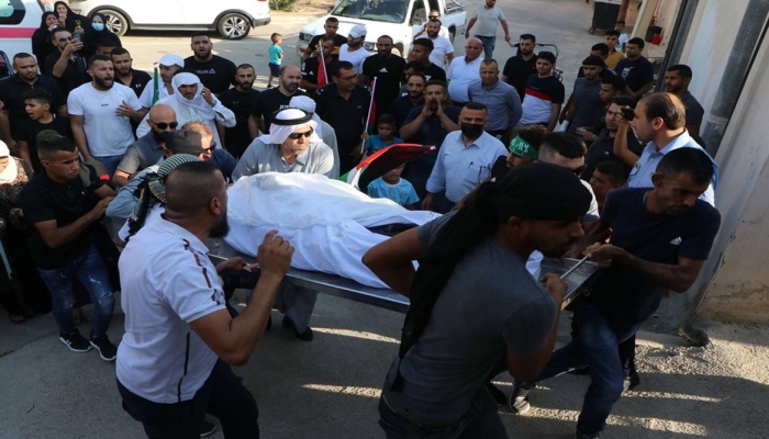 تشييع جثمان الشهيدة