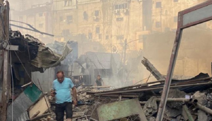الهيئة المستقلة تصدر بياناً بشأن انفجار سوق الزاوية بغزة 
