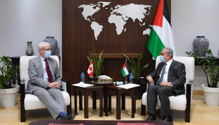 اشتية يطالب كندا بالاعتراف بالدولة الفلسطينية وعاصمتها القدس
