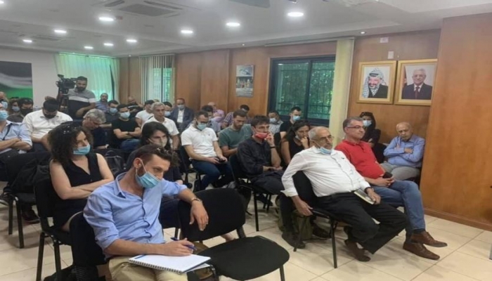  نقابة الصحفيين تدين لقاءً تطبيعيًا في رام الله