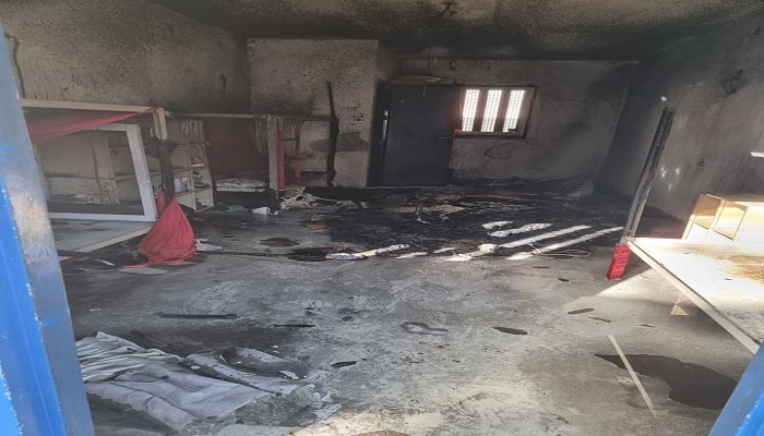 هيئة الأسرى: جرائم إسرائيلية في سجن النقب والأسرى يحرقون الغرف


