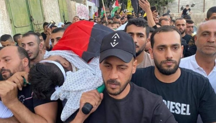 تشييع جثمان الشهيد