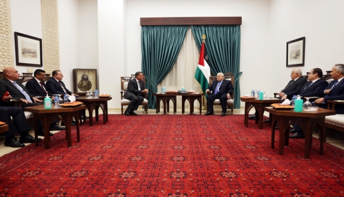 تفاصيل لقاء الرئيس عباس بوزير الداخلية الأردني