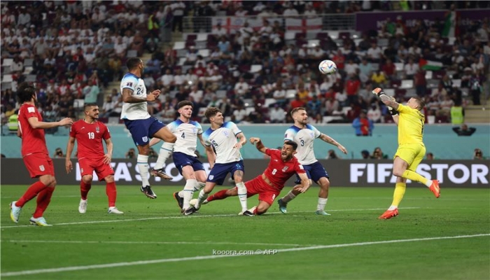  منتخب إنجلترا يمزق شباك إيران