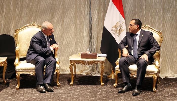 تفاصيل لقاء اشتية بنظيره المصري