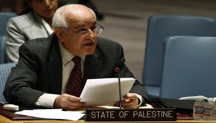 مندوب فلسطين يطالب مجلس الأمن بسرعة توفير الحماية الدولية لشعبنا
