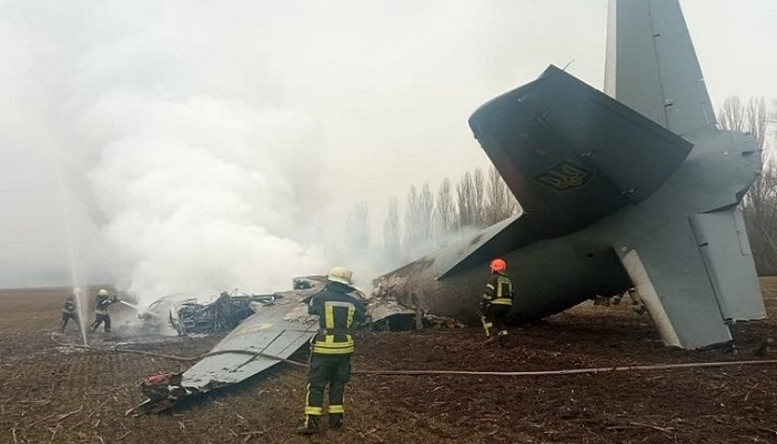أ ف ب: تحطم طائرة عسكرية أوكرانية قرب كييف على متنها 14 شخصا