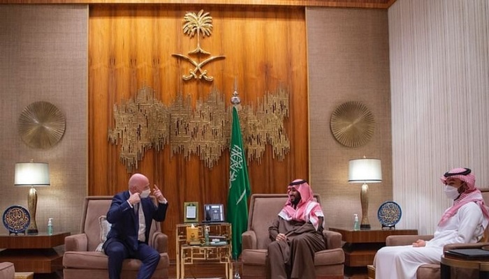 بن سلمان يبحث مع رئيس 