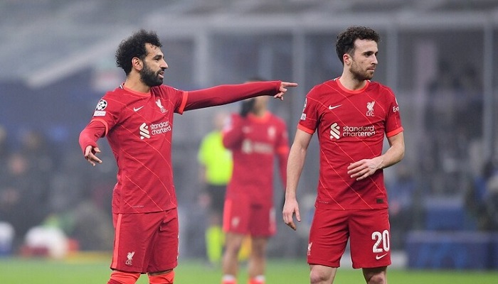 جوتا يتقدم خطوة نحو صلاح متصدر هدافي الدوري الإنجليزي

