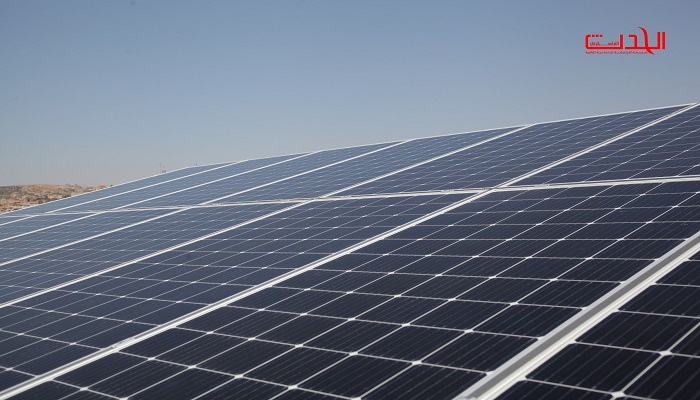 افتتاح مشروع الطاقة الشمسية في النبي إلياس شرق قلقيلية