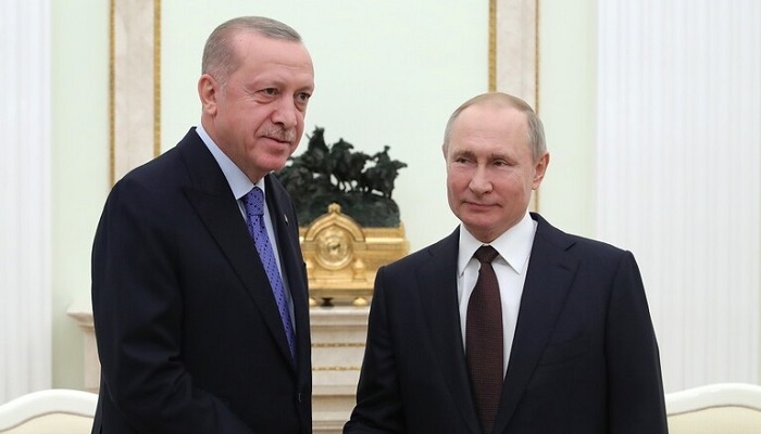 إعلام تركي: محادثات بين بوتين وأردوغان بشأن أوكرانيا