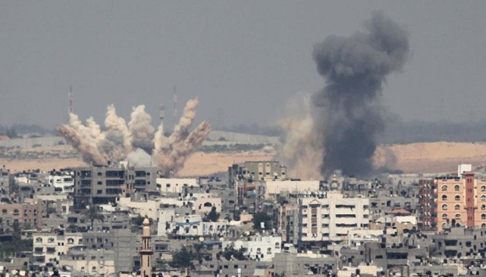 الطيران الحربي الإسرائيلي يشن سلسلة غارات على مواقع في قطاع غزة