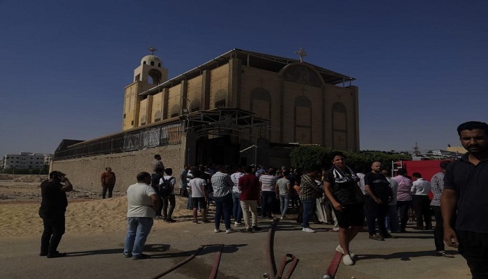 حريق جديد داخل كنيسة في مصر
