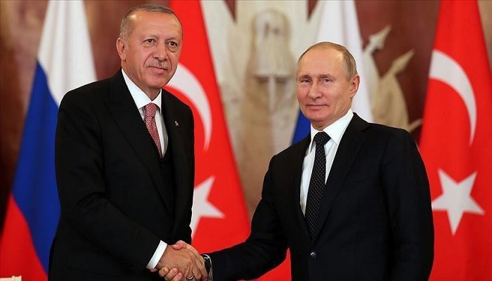 إردوغان وبوتين يناقشان الأوضاع في أوكرانيا وسورية
