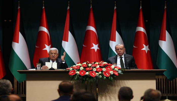 تفاصيل المؤتمر الصحفي المشترك للرئيس الفلسطيني ونظيره التركي
