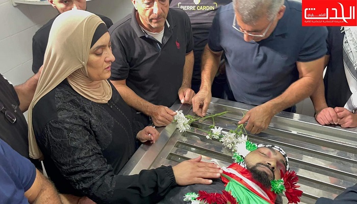 تشييع جثمان الشهيد