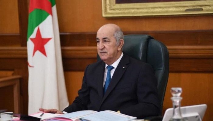 الرئيس الجزائري: سنعمل على تكريس عضوية فلسطين الكاملة في الأمم المتحدة
