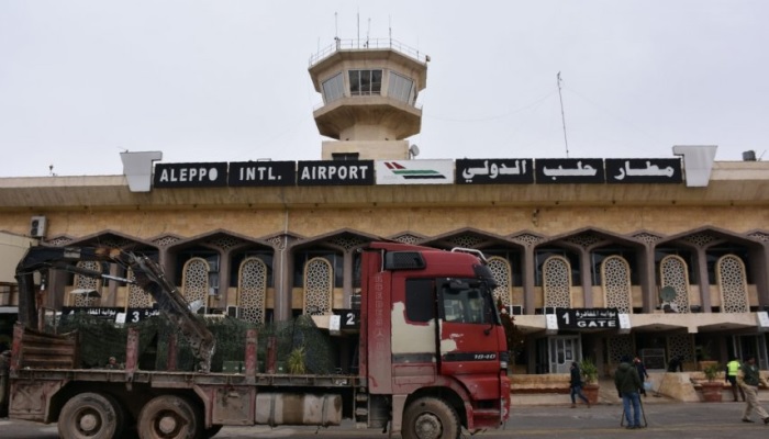 عدوان إسرائيلي يُخرج مطار حلب الدولي عن الخدمة
