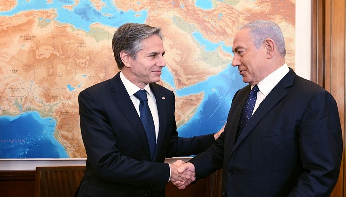 بلينكن: اتفاق أمريكي-إسرائيلي على وضع خطة لإرسال مساعدات لقطاع غزة