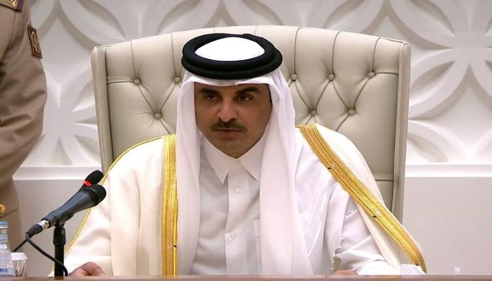 أمير قطر: لا يجوز منح إسرائيل ضوءا أخضر غير مشروط وإجازة غير مقيدة بالقتل
