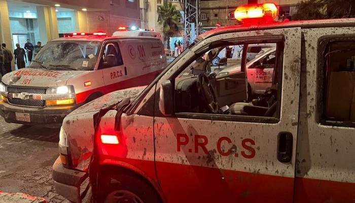 حماس: نحمل الاحتلال  والرئيس بايدن كامل المسؤولية عن الاقتحام الجاري لمجمع الشفاء الطبي