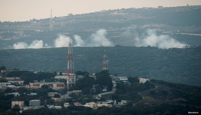 سلسلة غارات عنيفة على عدد من البلدات جنوب لبنان 
