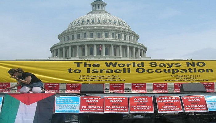 160 مؤسسة تطالب الكونغرس بوقف تمويل المجازر الإسرائيلية بحق الفلسطينيين