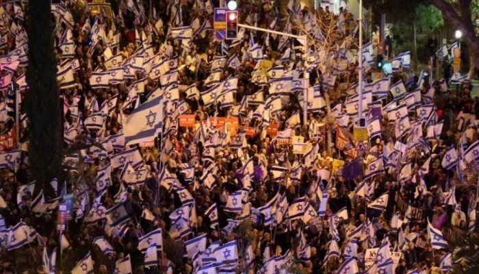 تجدد التظاهرات ضد حكومة نتنياهو للأسبوع الحادي عشر على التوالي
