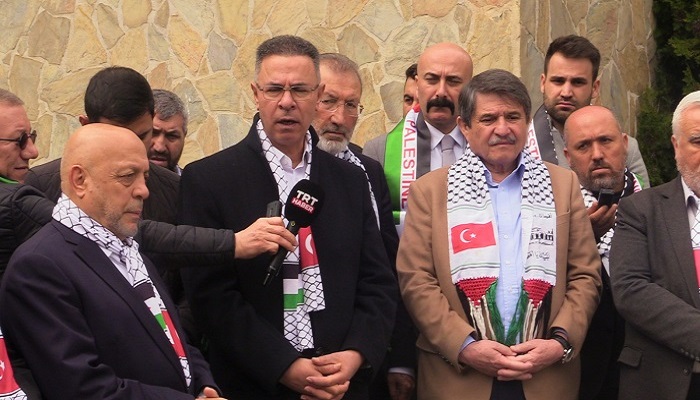 وقفة تضامنية في أنقرة نصرة للأقصى وتضامنا مع الشعب الفلسطيني
