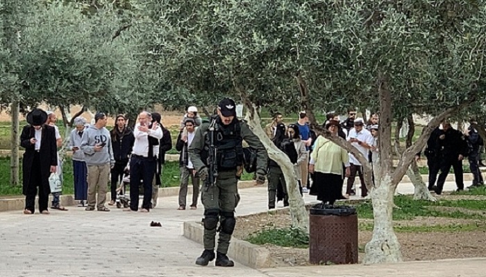 بعد إخراج المعتكفين منه.. مستوطنون يقتحمون المسجد الأقصى 