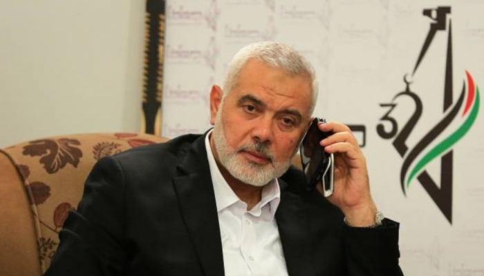 تفاصيل الاتصال الهاتفي بين هنية ووزير الخارجية الإيراني