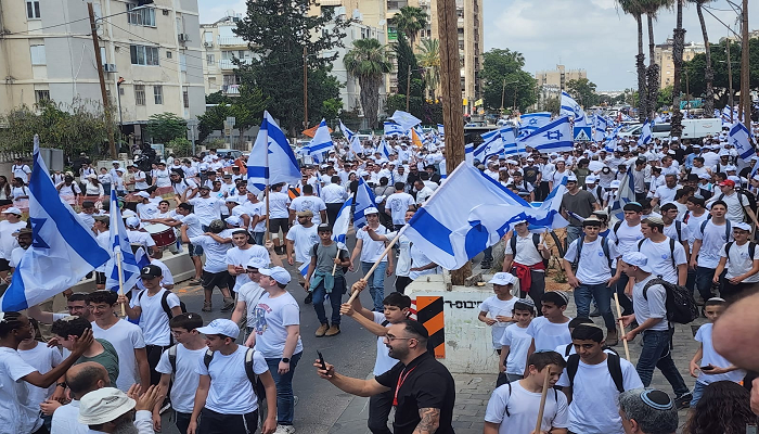 مسيرة أعلام للمستوطنين في اللد
