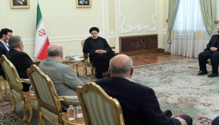 تفاصيل لقاء الرئيس الإيراني بالنخالة في طهران