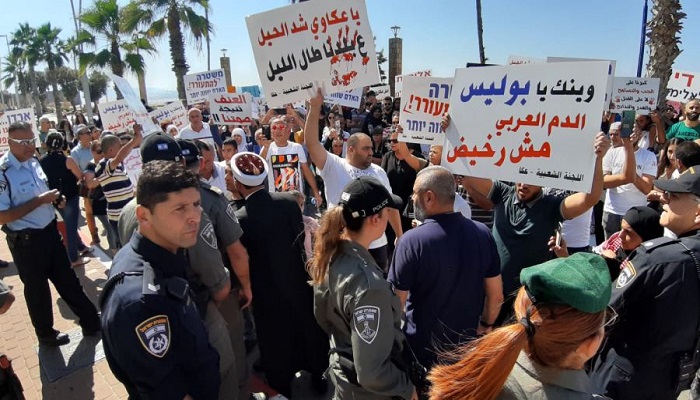 الداخل المحتل: إضراب عام وتظاهرات احتجاجا على جرائم القتل في المجتمع العربي
