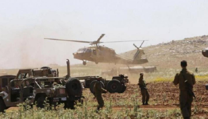 الاحتلال يجري تدريبات عسكرية في خربة الفارسية بالأغوار الشمالية 
