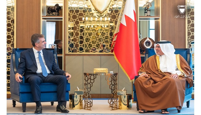 وزير خارجية الاحتلال يلتقي ولي عهد البحرين