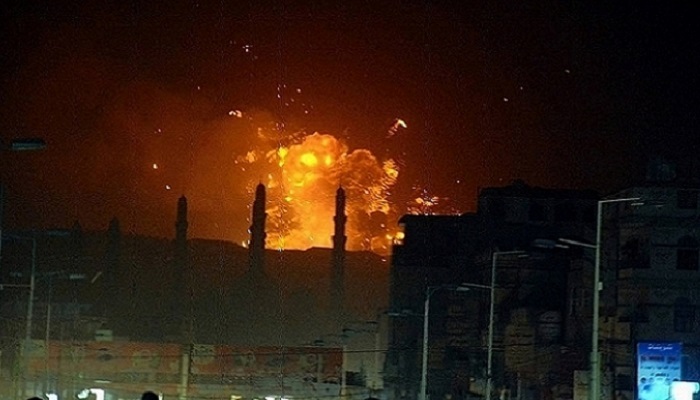  قصف أمريكي بريطاني يستهدف عدد من المحافظات اليمنية 