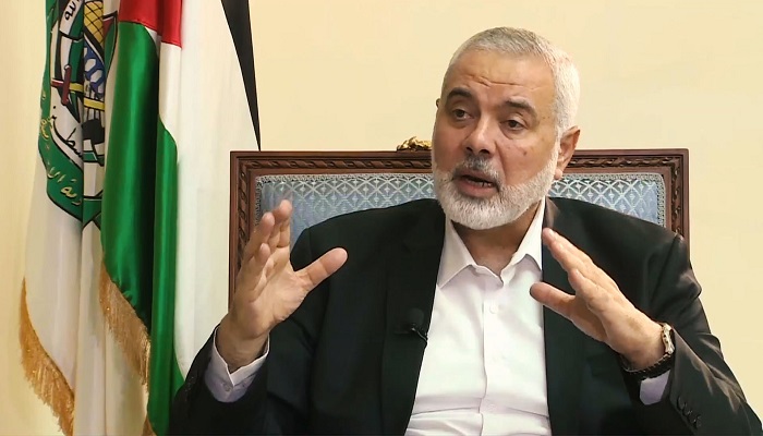 وزير الخارجية التركي وإسماعيل هنية يبحثان التطورات في غزة
