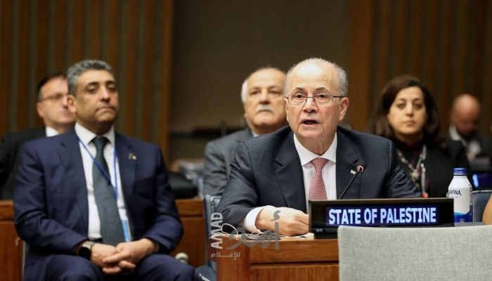 مصطفى يدعو لتبني تقديم مشروع قرار في مجلس الأمن لحصول دولة فلسطين على العضوية الكاملة في الأمم المتحدة
