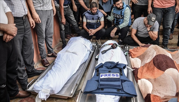 قطر تدعو للتحقيق بجرائم قتل الصحفيين بغزة
