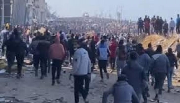 مجزرة مروعة جديدة عند دوار الكويت بغزة
