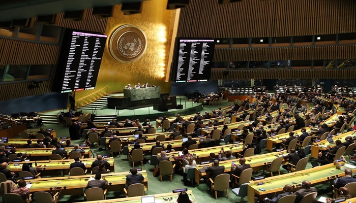 الجمعية العامة تعتمد بالأغلبية قرارا بأحقية فلسطين بالعضوية الكاملة بالأمم المتحدة

