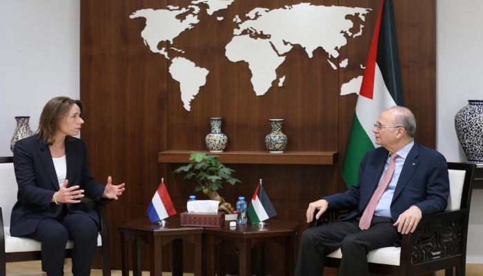 مصطفى يبحث مع وزيرة خارجية هولندا الجهود الإغاثية في غزة واحتجاز إسرائيل لأموال المقاصة
