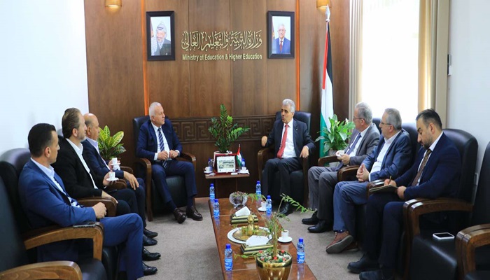 برهم يبحث مع ملتقى