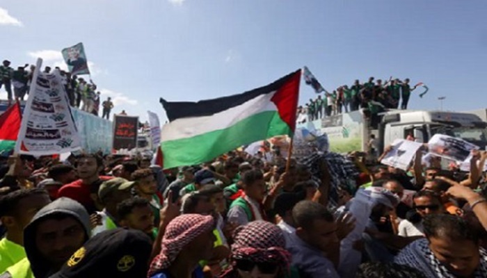 آلاف الأردنيين يحتشدون في مهرجان رفضا لخطط تهجير فلسطينيي غزة
