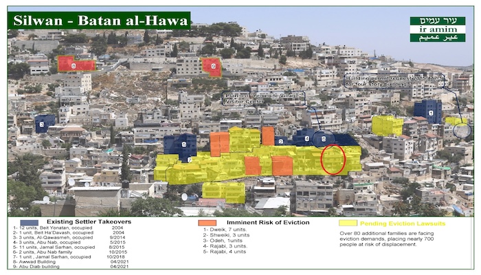 خطر الإخلاء يتهدد ست عائلات فلسطينية في بطن الهوى – سلوان
