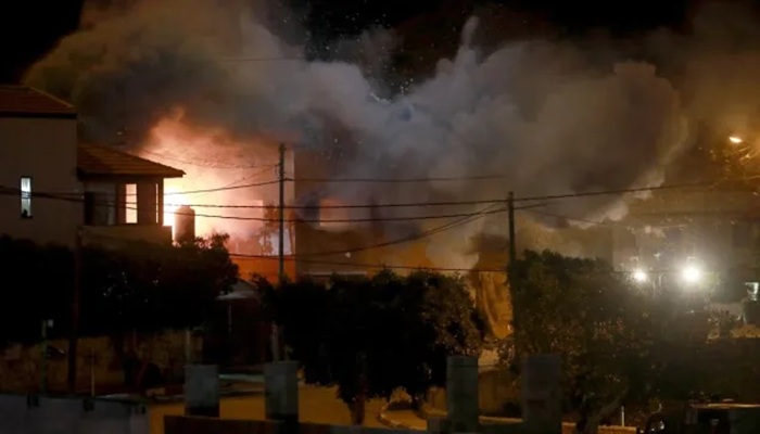 الاحتلال يفجّر منزل الشهيد محمد طه في بلدة قطنة
