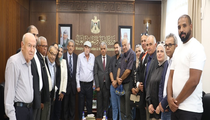 برهم يستقبل اللجنة التحضيرية لمؤتمر 