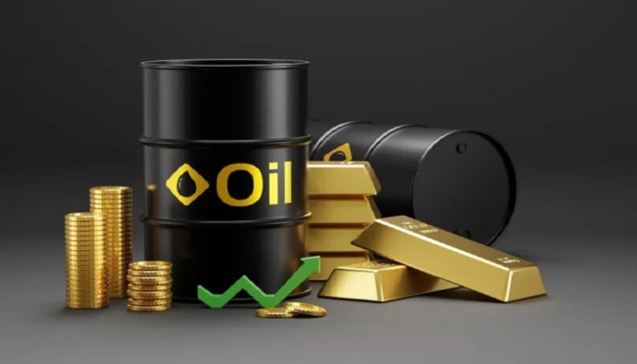 ارتفاع أسعار الذهب وانخفاض النفط عالميا
